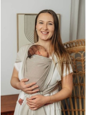 LennyLamb kudottu kantoliina vastasyntyneelle