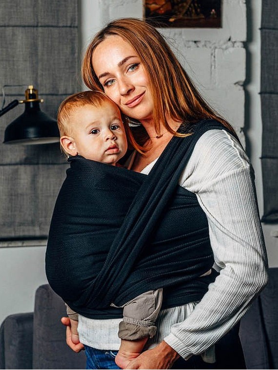 LennyLamb kudottu kantoliina vastasyntyneelle