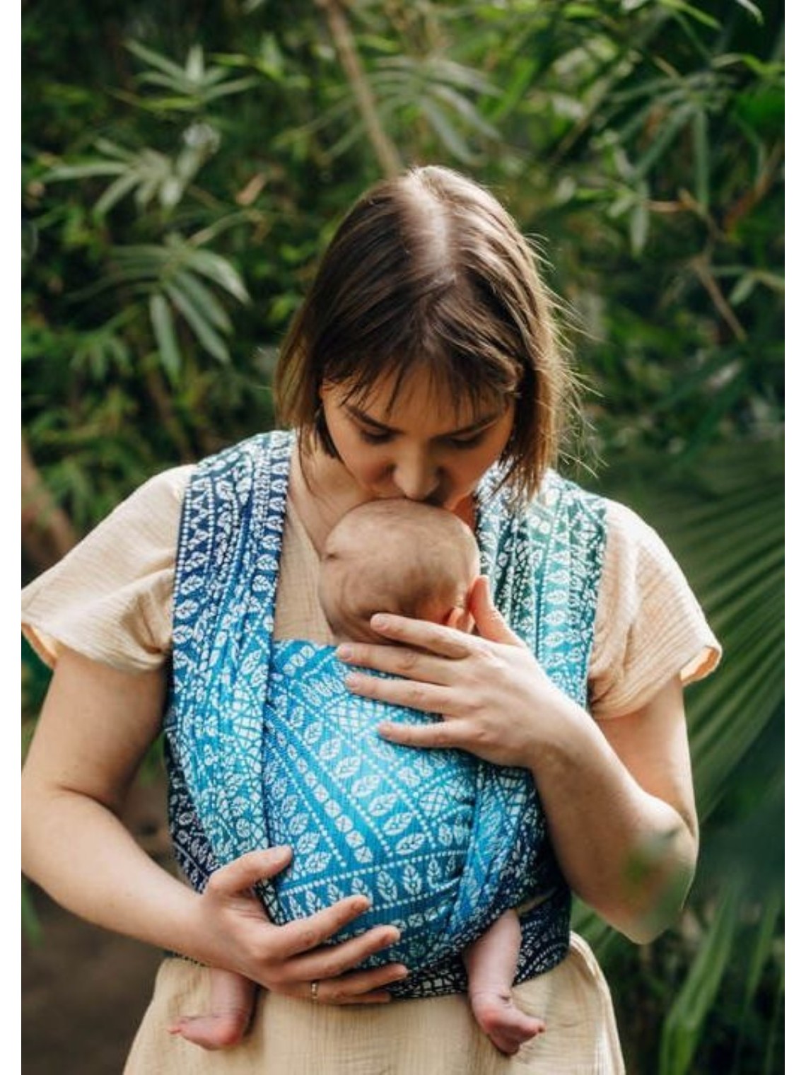 LennyLamb kudottu kantoliina vastasyntyneelle