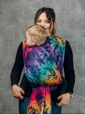 LennyLamb kudottu kantoliina vastasyntyneelle