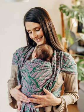 LennyLamb kudottu kantoliina vastasyntyneelle