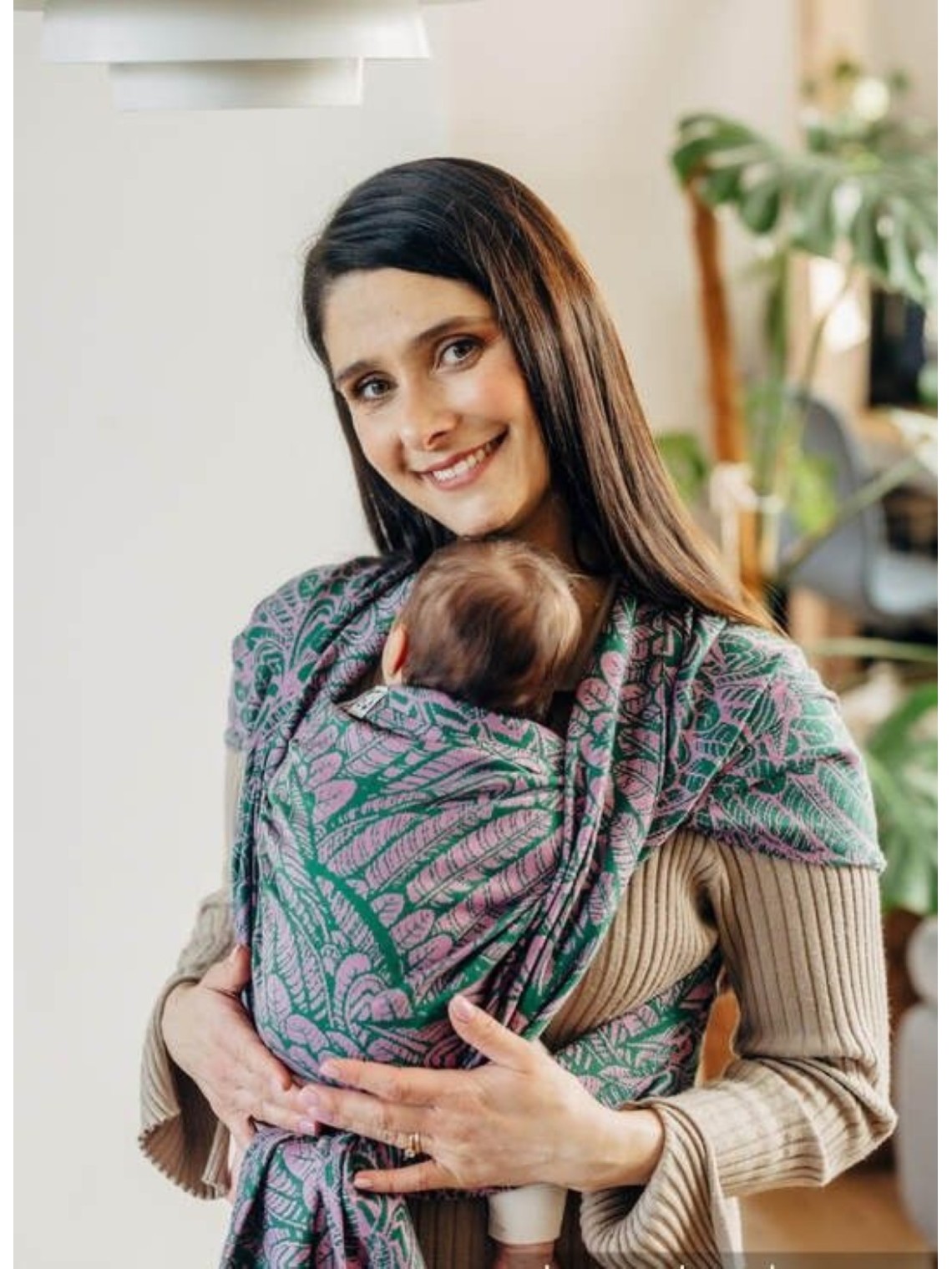 LennyLamb kudottu kantoliina vastasyntyneelle