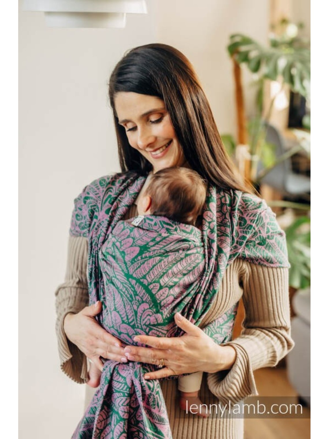 LennyLamb kudottu kantoliina vastasyntyneelle