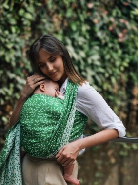 LennyLamb kudottu kantoliina vastasyntyneelle