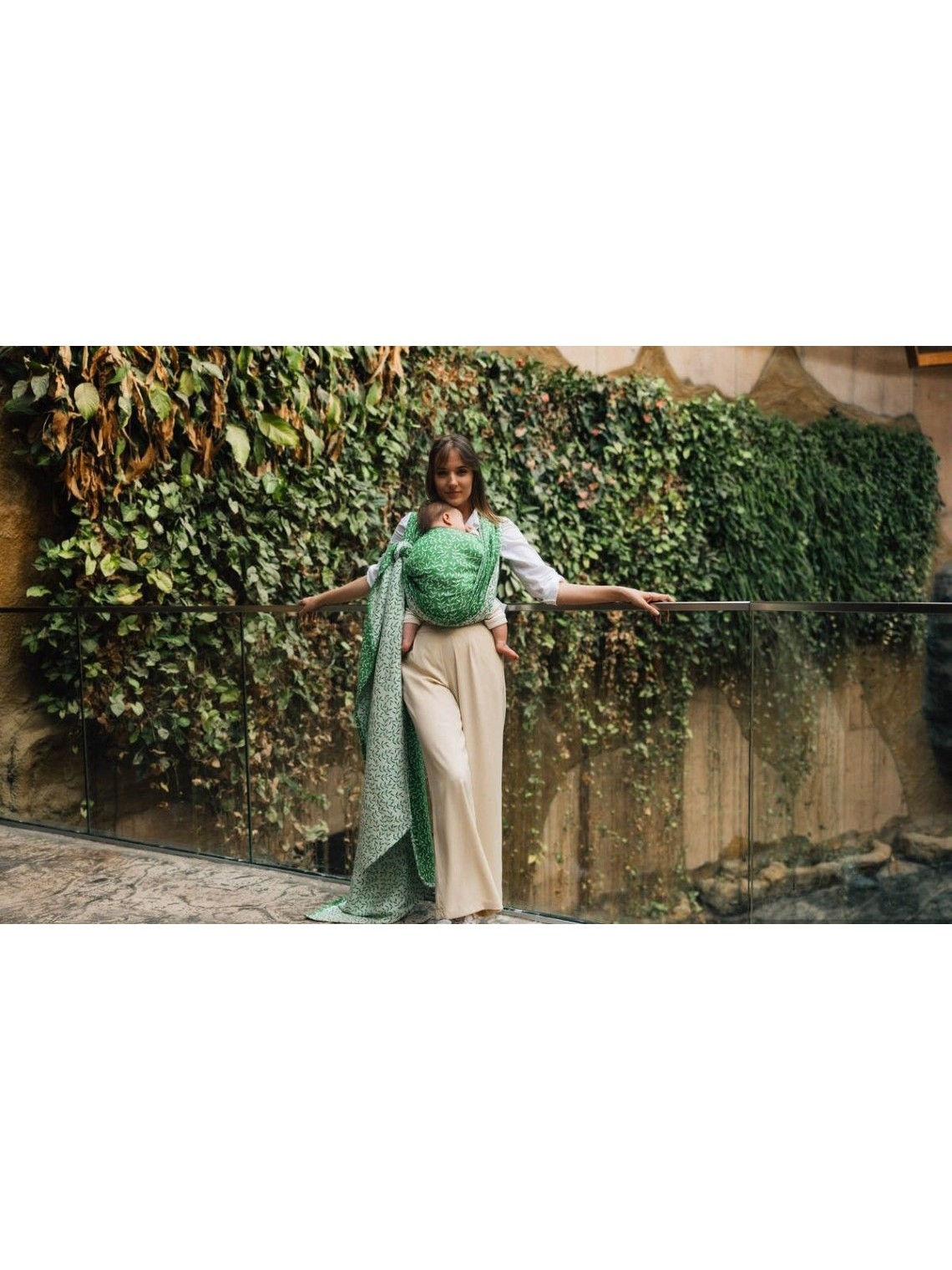 LennyLamb kudottu kantoliina vastasyntyneelle