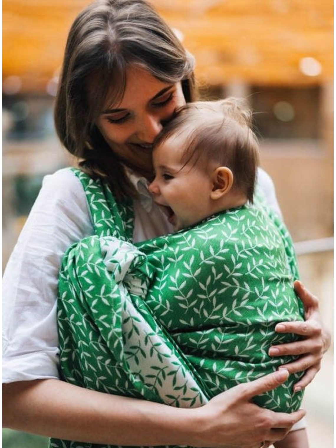 LennyLamb kudottu kantoliina vastasyntyneelle