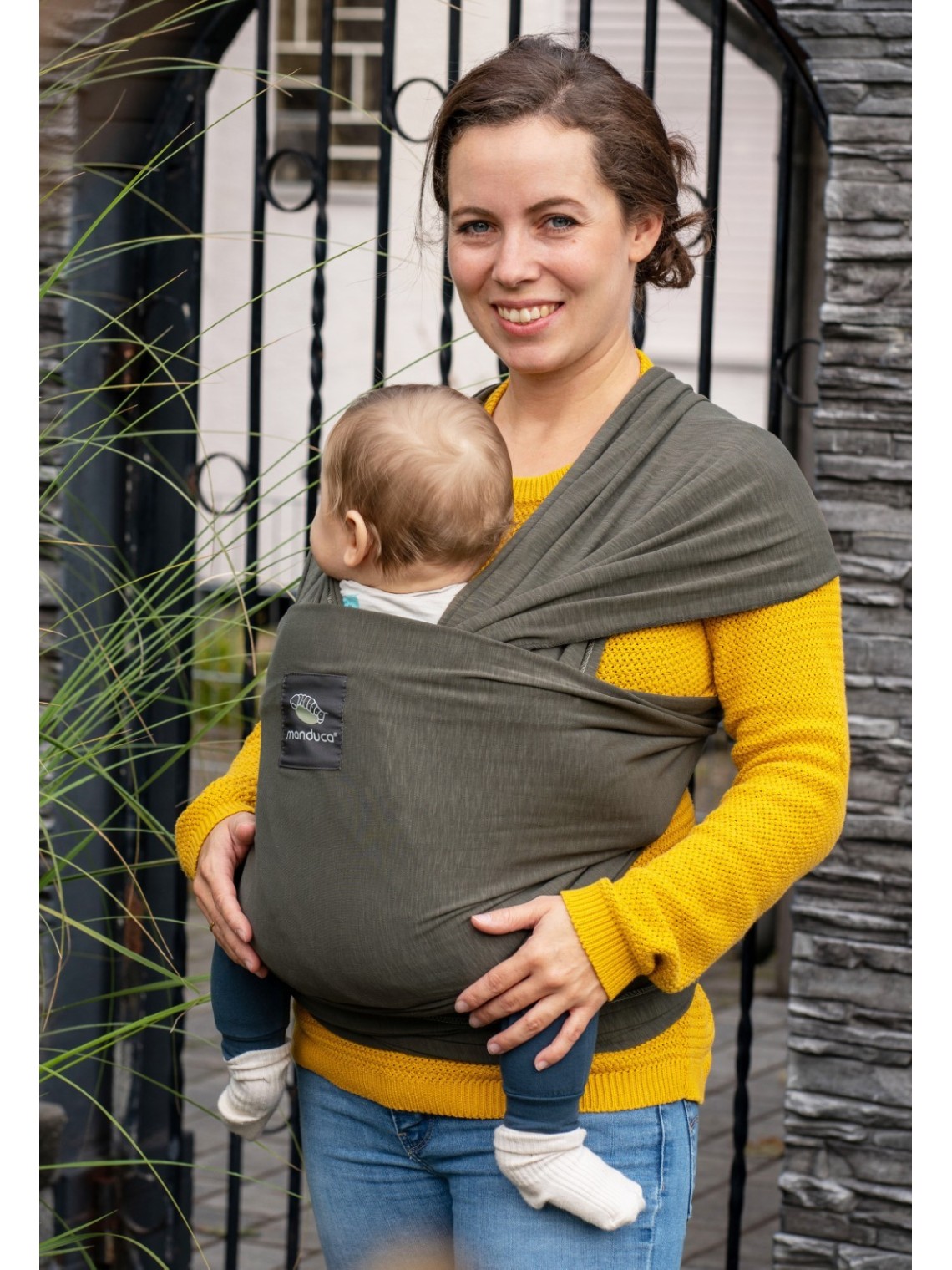 Manduca Sling vaikjuostė – minkšta, organiška ir patogi nuo gimimo