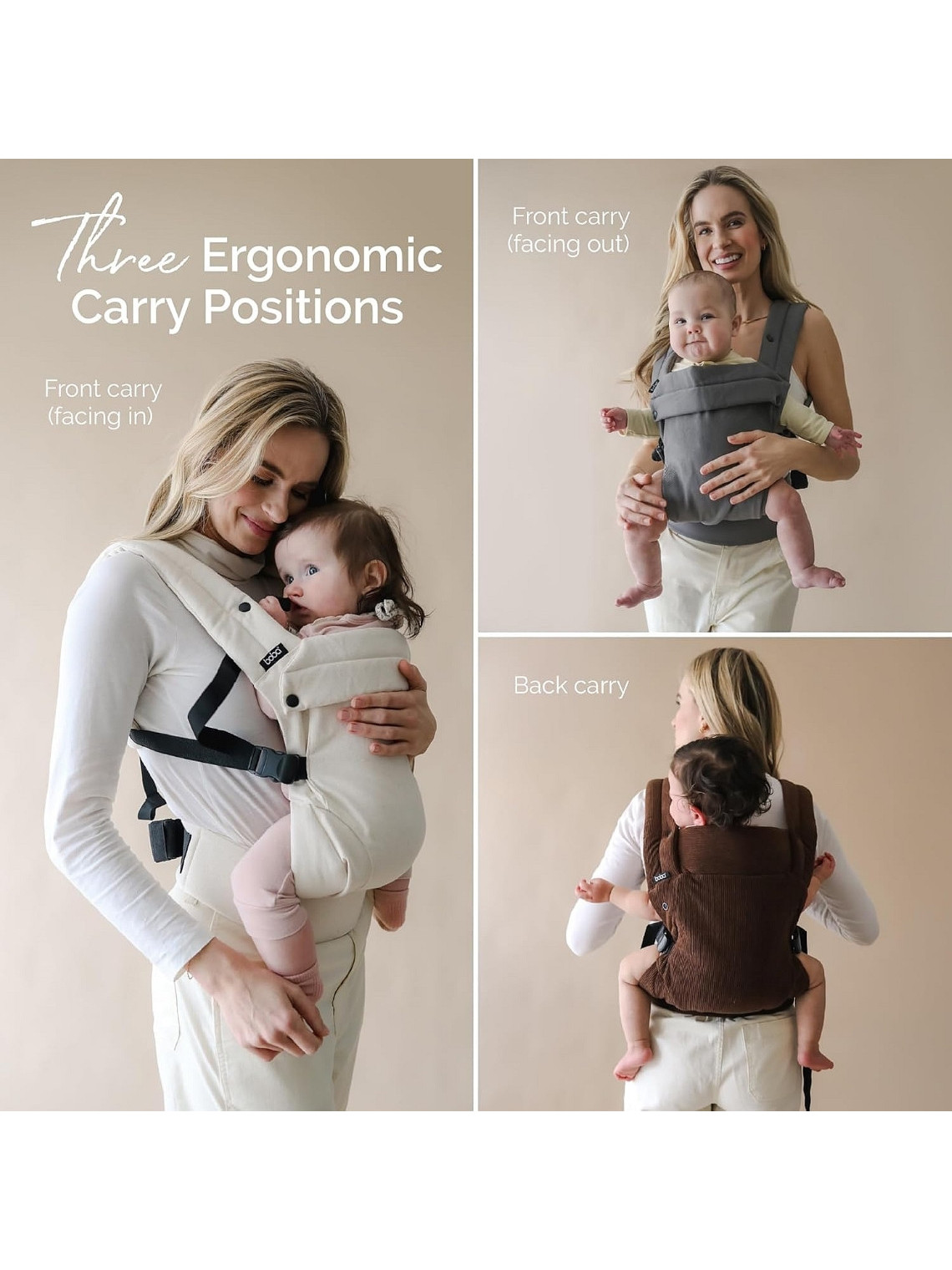 Boba Auri ergonominen kantoreppu syntymästä 3 vuoteen